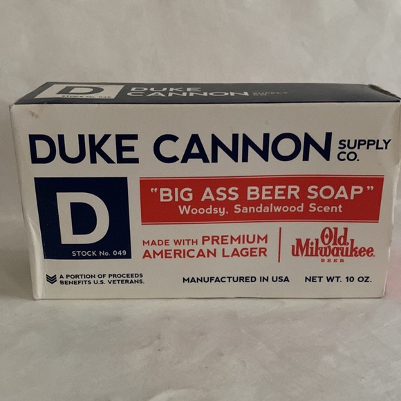 DUKE CANNON BIG BEER SOAP WOODSY Sandalwood Scent 10oz NIB - Picture 4 of 11
